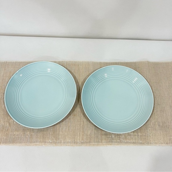 Royal Doulton Gordon Ramsay Maze Blue Dinner Plate Size 11" Lot of Two Glazed - Picture 1 of 8